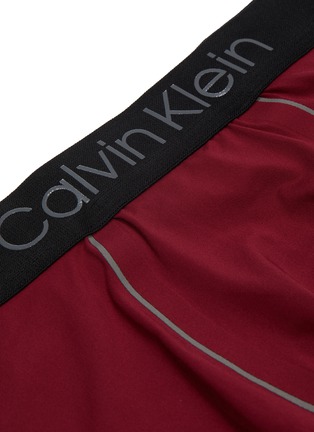 细节 - 点击放大 - CALVIN KLEIN UNDERWEAR - CK Black品牌名称低腰平脚内裤