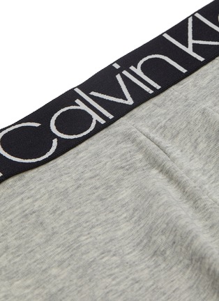 细节 - 点击放大 - CALVIN KLEIN UNDERWEAR - CK Complex logo棉质平脚内裤