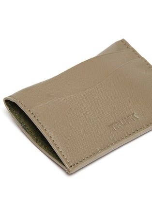 细节 - 点击放大 - TRUNK - Leather card holder