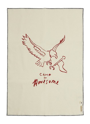 首图 –点击放大 - PONY RIDER - Camp Awesome手绘风海鸥茶巾