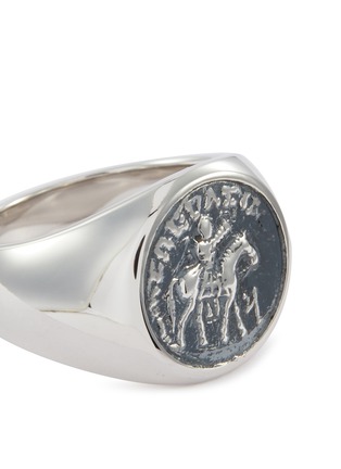 细节 - 点击放大 - TOM WOOD - Coin做旧感硬币镶嵌纯银戒指