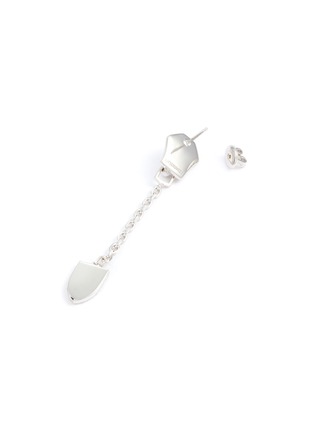 细节 - 点击放大 - BITTERSWEET - Zipper III锆石拉链造型纯银单只耳环