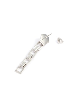 细节 - 点击放大 - BITTERSWEET - Zipper II锆石拉链造型纯银耳环