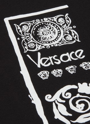  - VERSACE - logo美杜莎希腊回纹纯棉T恤