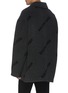 背面 - 点击放大 - BALENCIAGA - 品牌名称衬衫式羊绒夹克