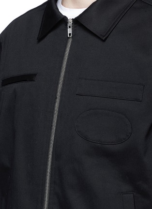 细节 - 点击放大 - ALEXANDERWANG - 几何拼贴棉质夹克