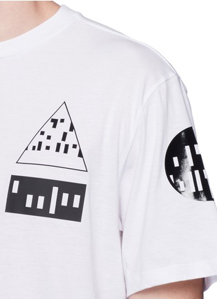 细节 - 点击放大 - ALEXANDERWANG - 二维码图案纯棉T恤