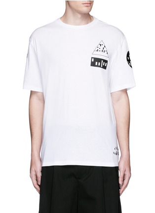 首图 - 点击放大 - ALEXANDERWANG - 二维码图案纯棉T恤