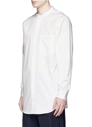 正面 -点击放大 - ALEXANDERWANG - 长款小立领纯棉衬衫