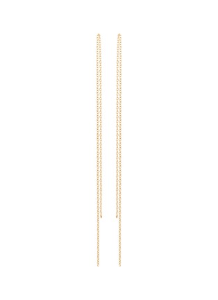 首图 - 点击放大 - SHIHARA - 'Chain' 18k yellow gold drop earrings – 200mm