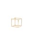 首图 - 点击放大 - SHIHARA - 'Square' diamond 18k yellow gold cube single earring – 15mm