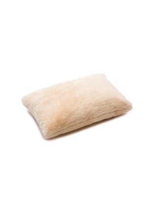 首图 –点击放大 - SHLEEP - The ShleepSkin™标准双人床美丽诺羊毛绒毛枕头－米色及白色