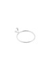 细节 - 点击放大 - KENNETH JAY LANE - 仿水晶圆环造型夹耳耳环