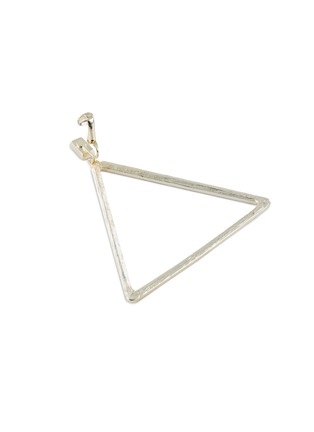 细节 - 点击放大 - KENNETH JAY LANE - 仿水晶三角形镀金夹耳耳环