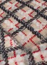 细节 - 点击放大 - FRANCO FERRARI - Euclide编绳格纹图案羊绒围巾