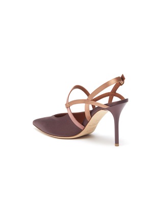  - MALONE SOULIERS - Zadie镂空尖头缎面穆勒鞋