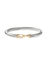 细节 –点击放大 - DAVID YURMAN - ‘Cable Classic Buckle’ 18k gold sterling silver bracelet