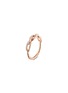 首图 –点击放大 - DAVID YURMAN - Stax' diamond 18k rose gold chain link ring