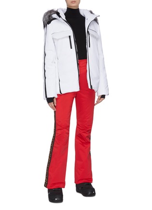 模特儿示范图 - 点击放大 - FENDI SPORT - FENDIRAMA品牌标志滑雪裤