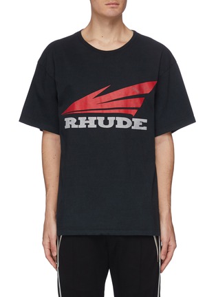 首图 - 点击放大 - RHUDE - 品牌名称几何图案T恤
