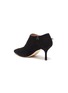  - STUART WEITZMAN - Avita侧镂空尖头绒面真皮高跟鞋
