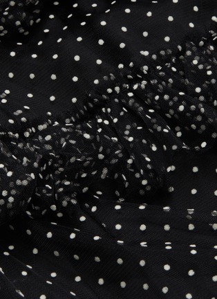 细节 - 点击放大 - ALICE MCCALL - TOKYO SKIES层叠衣袖褶裥透视波点网纱连衣裙
