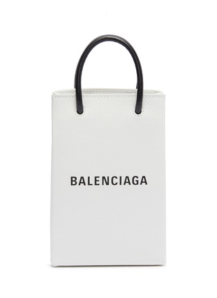 首图 - 点击放大 - BALENCIAGA - Shopping品牌名称小牛皮手机包