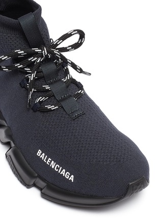 细节 - 点击放大 - BALENCIAGA - Speed袜靴式针织运动鞋