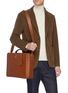 模特儿示范图 - 点击放大 - MARK CROSS - 'Baker Brief' in leather