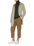 模特儿示范图 - 点击放大 - EQUIL - 高领混羊毛及丝及羊绒针织衫