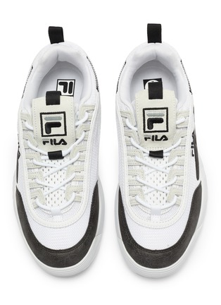 细节 - 点击放大 - FILA - Disruptor II Lite拼接设计厚底运动鞋