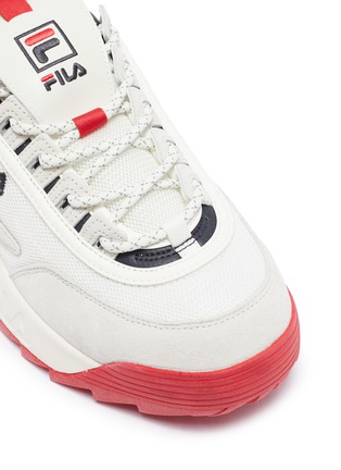 细节 - 点击放大 - FILA - Disruptor II Lite拼接设计厚底运动鞋