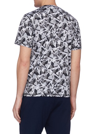 背面 - 点击放大 - FENDI SPORT - 品牌名称几何图案T恤