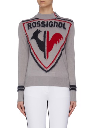 首图 - 点击放大 - ROSSIGNOL - 品牌标志混初剪羊毛针织衫
