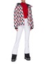 模特儿示范图 - 点击放大 - ROSSIGNOL - MEDAILLE拼色Logo拉链裤脚口功能滑雪裤