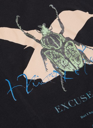  - HAIDER ACKERMANN - 昆虫图案品牌名称英文字纯棉T恤