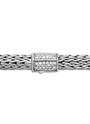 细节 - 点击放大 - JOHN HARDY - Classic Chain Tiga' diamond silver medium bracelet