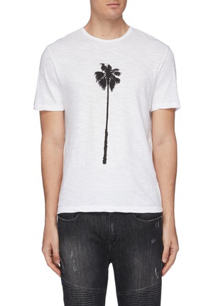 首图 - 点击放大 - HIRO CLARK - x Arquiste SKYSCRAPER椰树图案香氛纯棉T恤