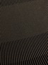 细节 - 点击放大 - OSCAR DE LA RENTA - 金属丝线条纹点缀褶裥背心连衣裙