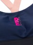 细节 - 点击放大 - P.E NATION - FLEX IT拼色logo肩带运动内衣