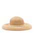 模特儿示范图 - 点击放大 - LAURENCE & CHICO - RAFFIA人造珍珠帽带编织草帽