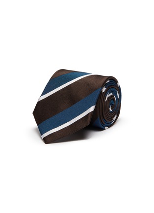 首图 - 点击放大 - STEFANOBIGI MILANO - Taro拼色条纹领带