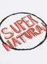  - NEIL BARRETT - SUPER NATURAL英文字标语印花纯棉T恤