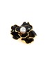 细节 - 点击放大 - KENNETH JAY LANE - 人造珍珠点缀花卉造型珐琅涂层金属胸针