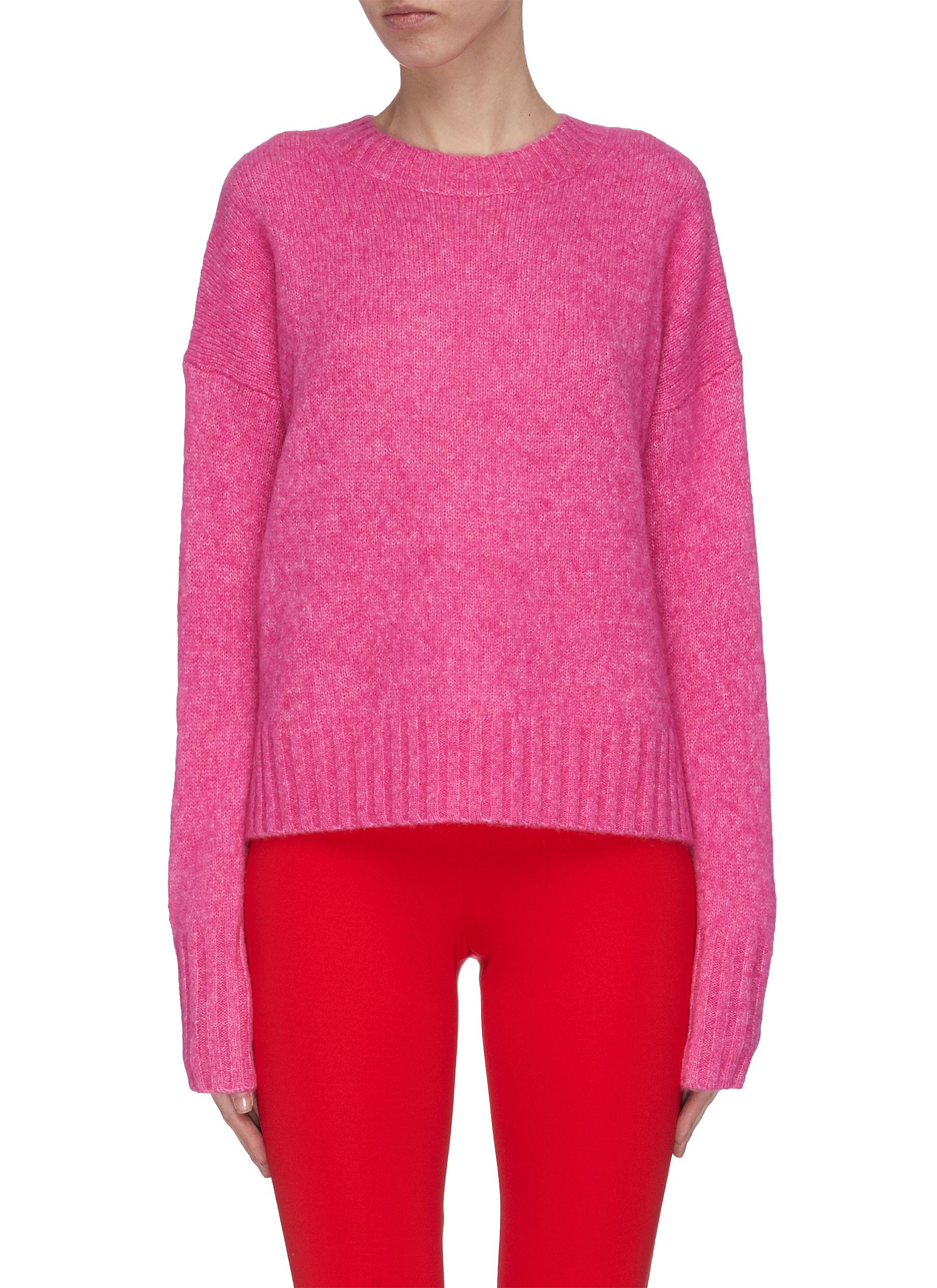 helmut lang pink sweater