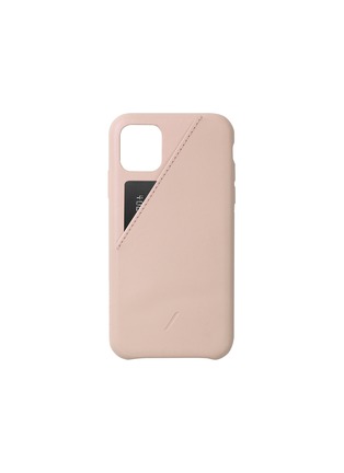 首图 - 点击放大 - NATIVE UNION - CLIC CARD真皮卡套手机壳（裸粉色）－iPhone 11