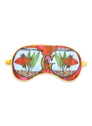 首图 - 点击放大 - JESSICA RUSSELL FLINT - GOLDFISH鱼缸图案G字母真丝眼罩