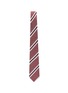 模特儿示范图 - 点击放大 - STEFANOBIGI MILANO - ARNO拼色条纹丝混亚麻及棉领带