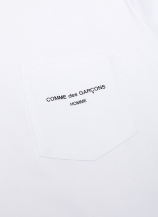  - COMME DES GARÇONS HOMME - logo拼贴口袋纯棉长袖T恤