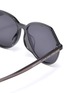 细节 - 点击放大 - FENDI - Oversize几何板材太阳眼镜